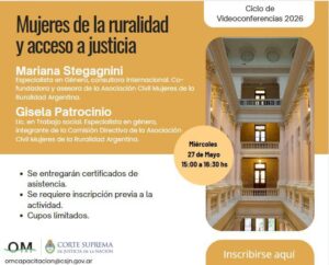 Mujeres de la ruralidad y acceso a justicia